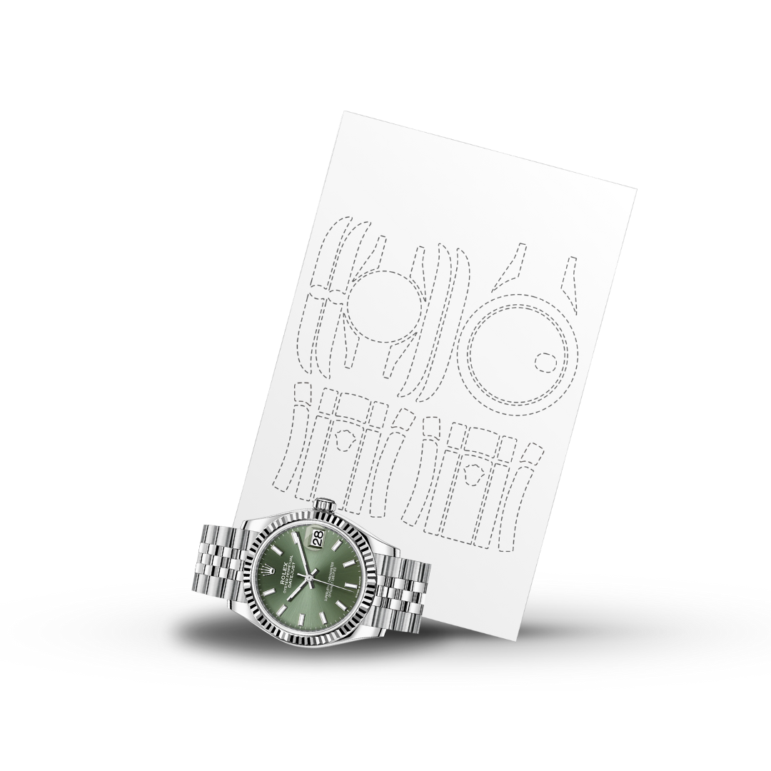 INVISI-SHIELD voor Datejust Jubilee Ref: 278275/ 278285/ 278288/ 278289 (31 mm)