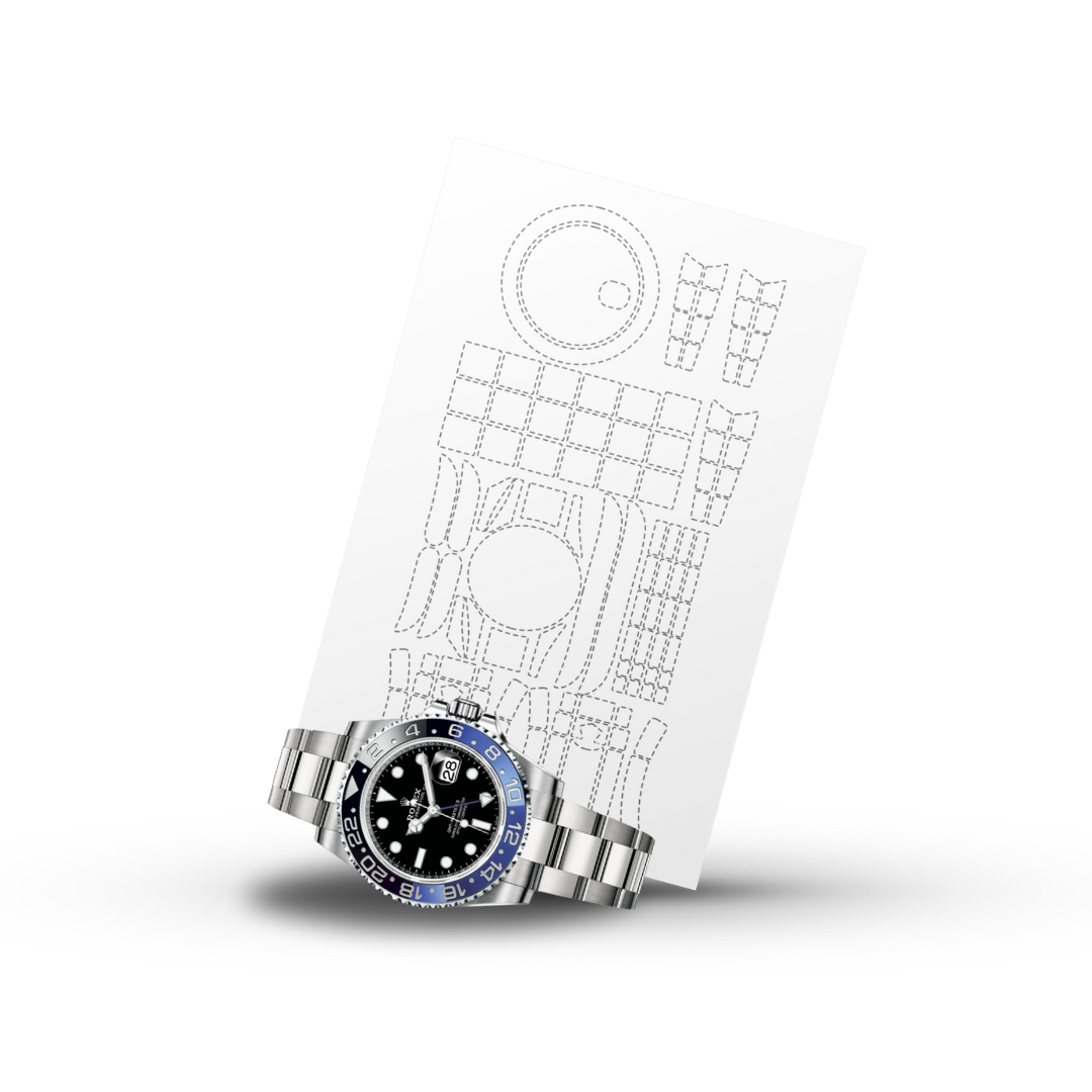 INVISI-SHIELD voor GMT Master II Oyster Ref: 126710/ 126711/ 126715/ 126719