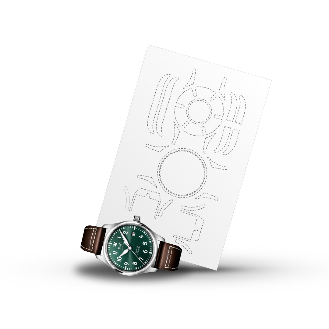 INVISI-SHIELD For IWC Pilot's Watch Mark XX Ref:IW328205