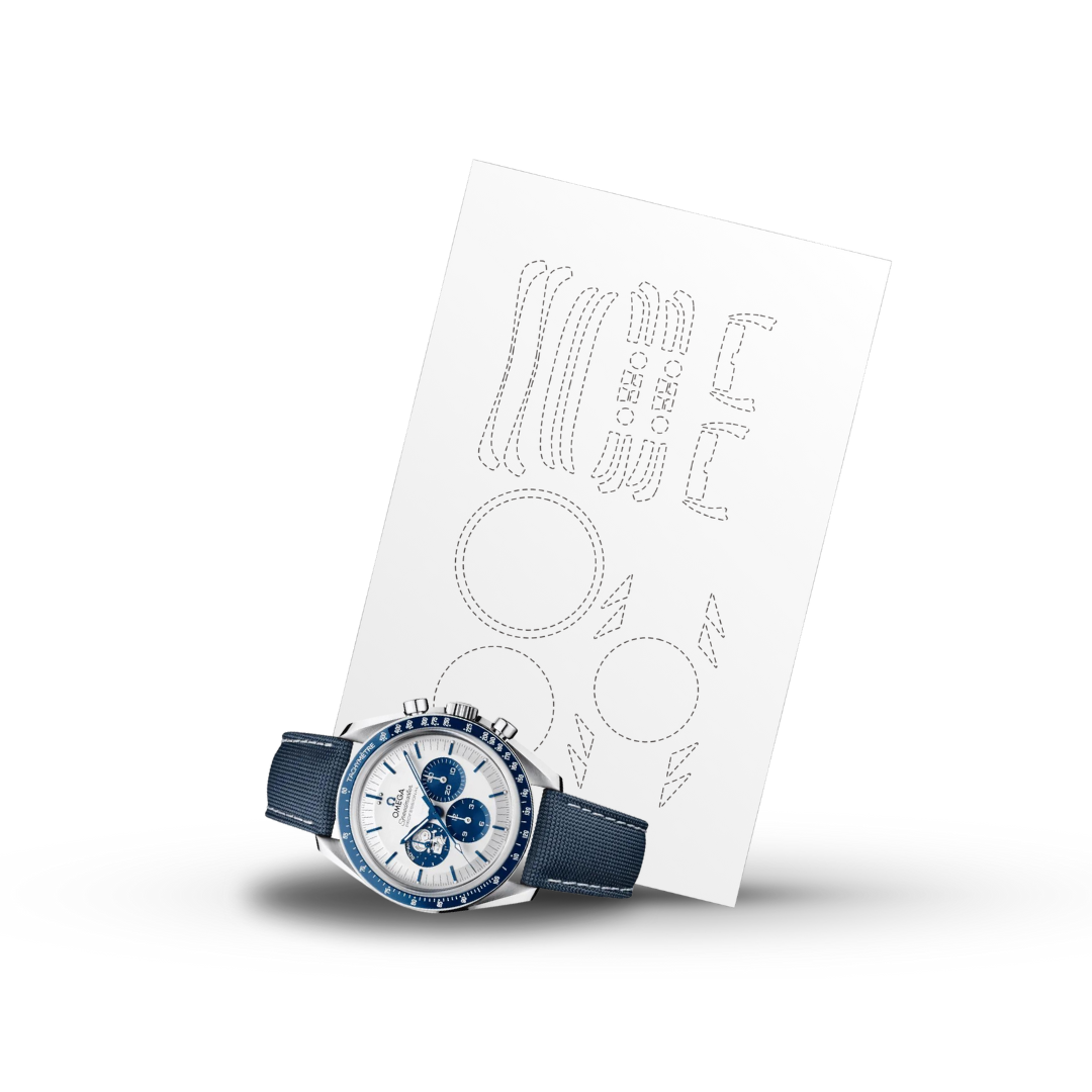 INVISI-SHIELD voor Omega Speedmaster Ref. 310.32.42.50.02.001 (42 mm)