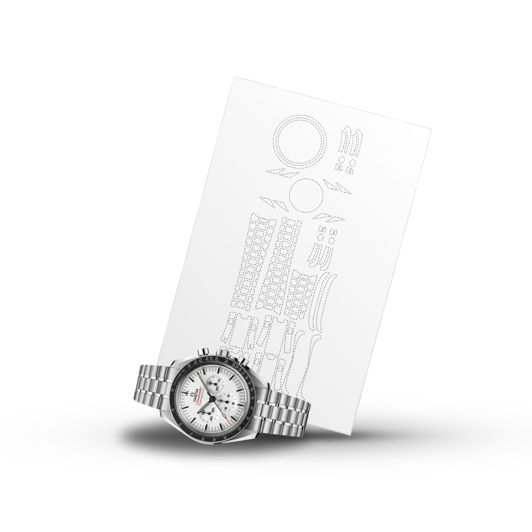 INVISI-SHIELD voor Omega Speedmaster Ref. 310.30.42.50.04.001