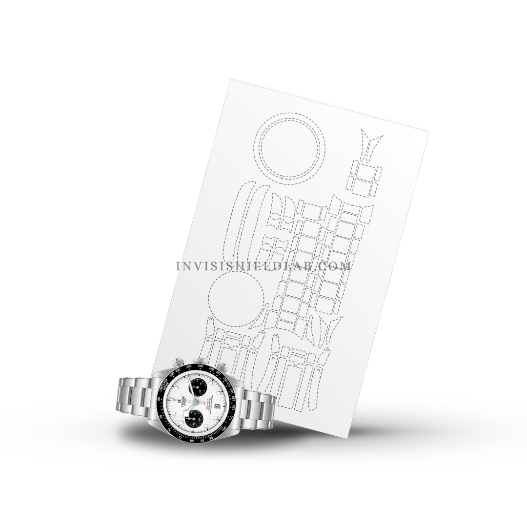 INVISI-SHIELD For Tudor Black Bay Chrono Rivet steel bracelet Ref : M79360N (New Clasp)