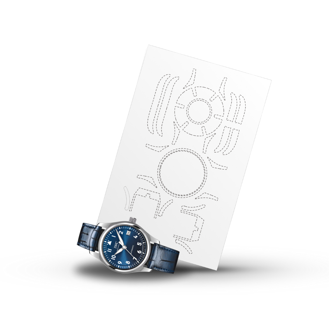 INVISI-SHIELD For IWC Pilot's Watch Mark XX Ref:IW328203