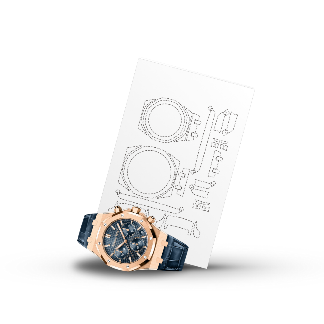 INVISI-SHIELD Voor Audemars Piguet Ref. 26240 Leren band (41 mm) (2022-nu)