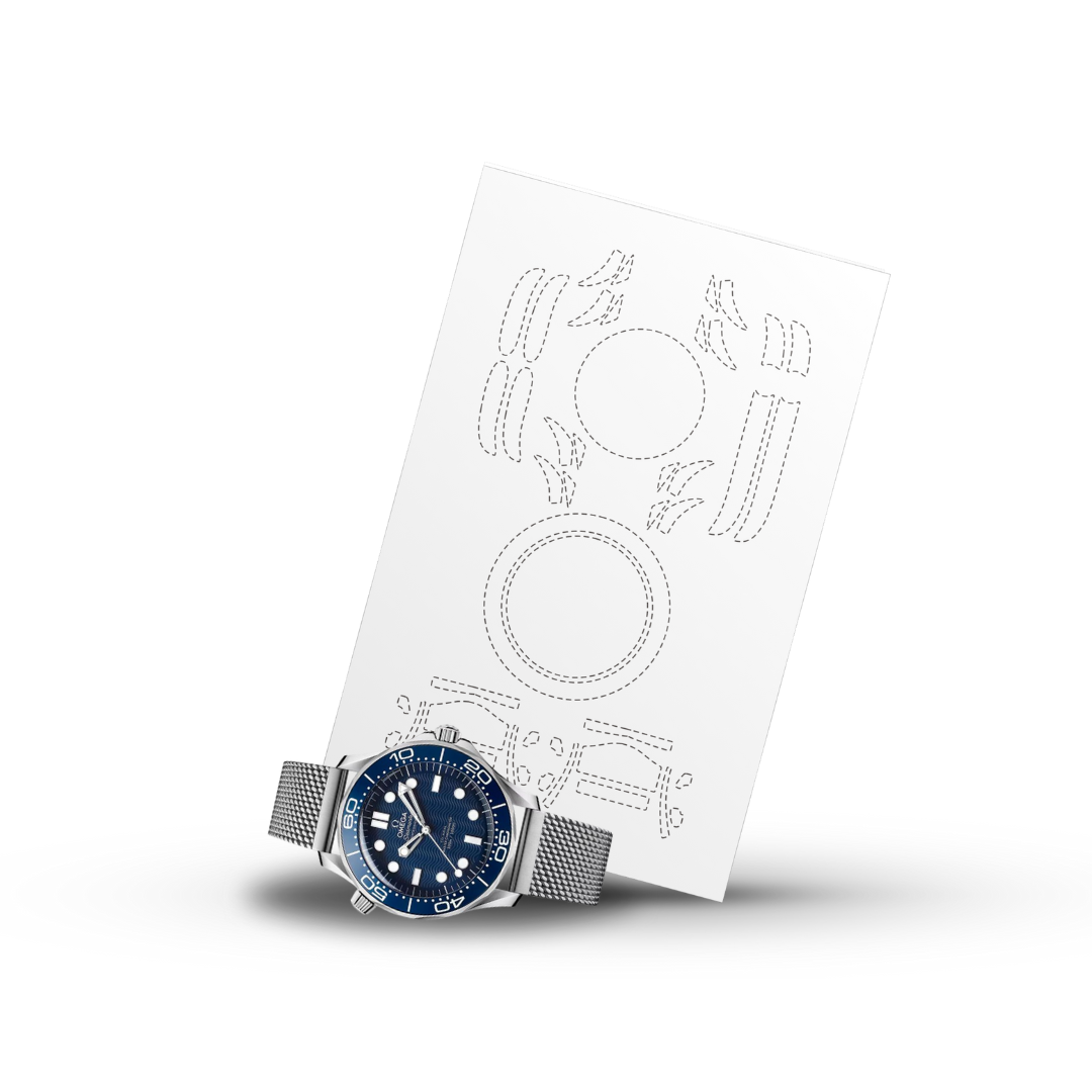 INVISI-SHIELD For Omega Seamaster Diver Ref: 210.30.42.20.03.002