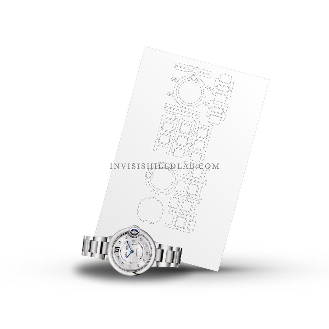 INVISI-SHIELD For Cartier Ballon Bleu de Ref: W4BB0021 (33mm)