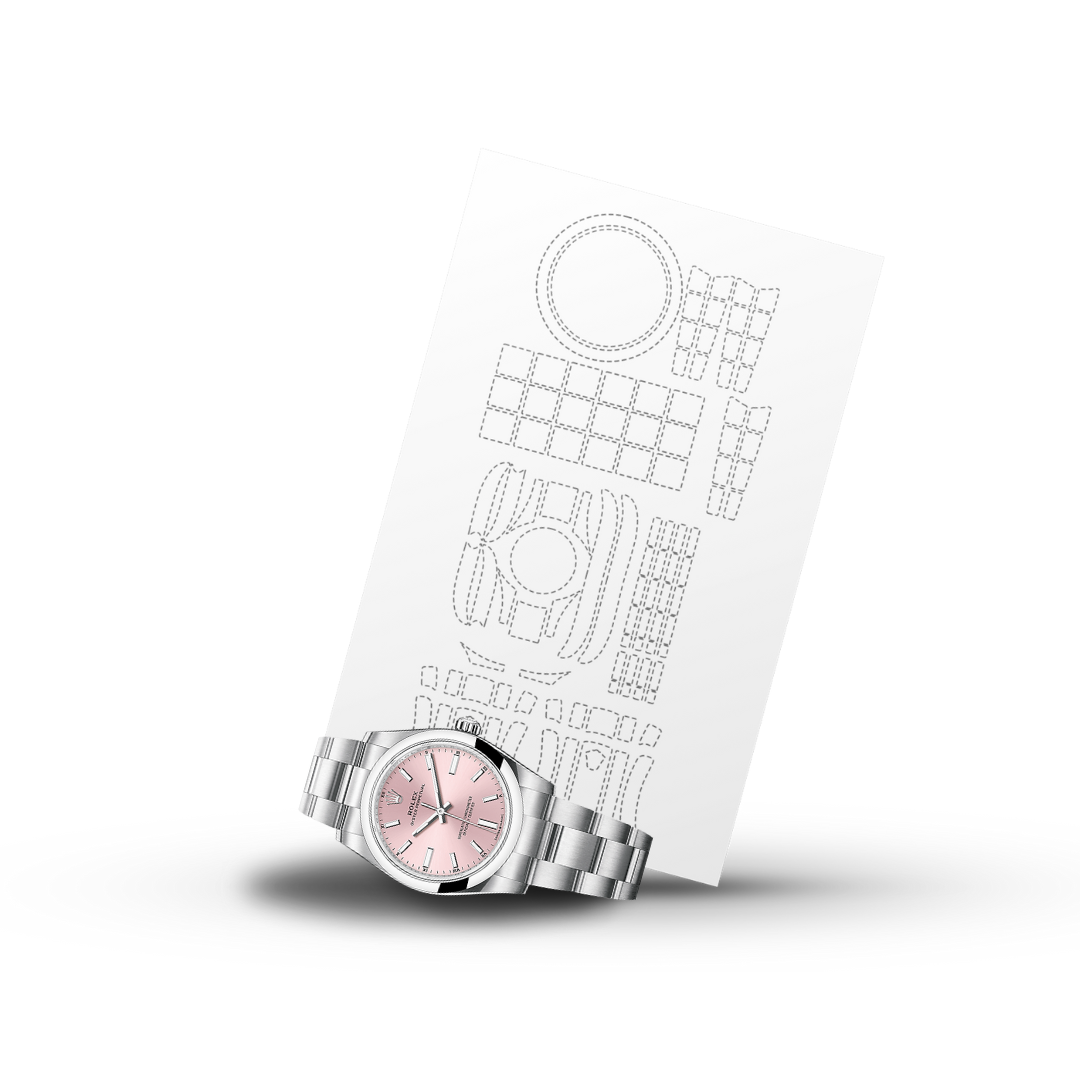 INVISI-SHIELD voor Oyster Perpetual Ref: 124200 (34 mm)