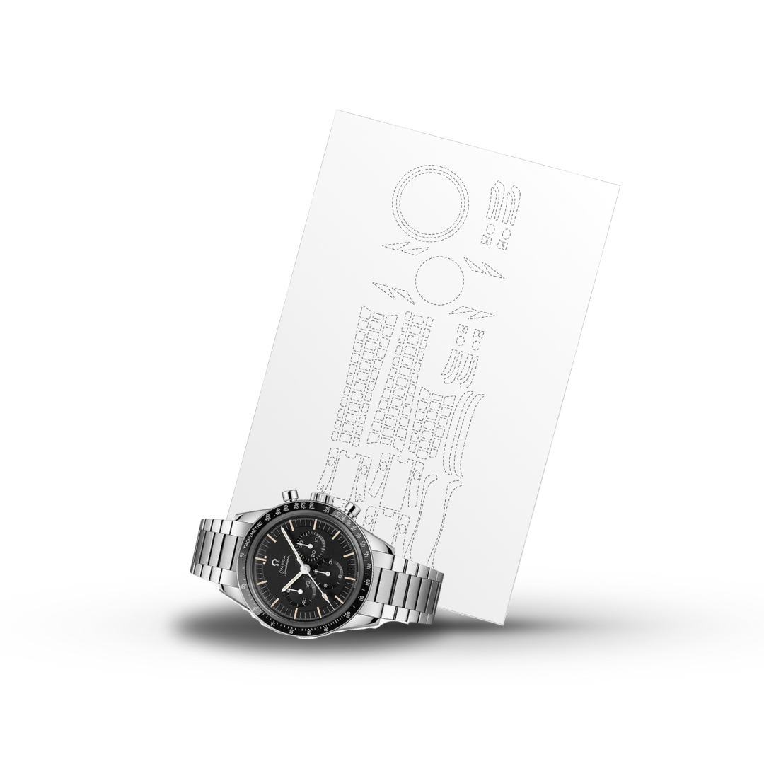 INVISI-SHIELD voor Omega Speedmaster Ref. 311.30.40.30.01.001 (39,7 mm)